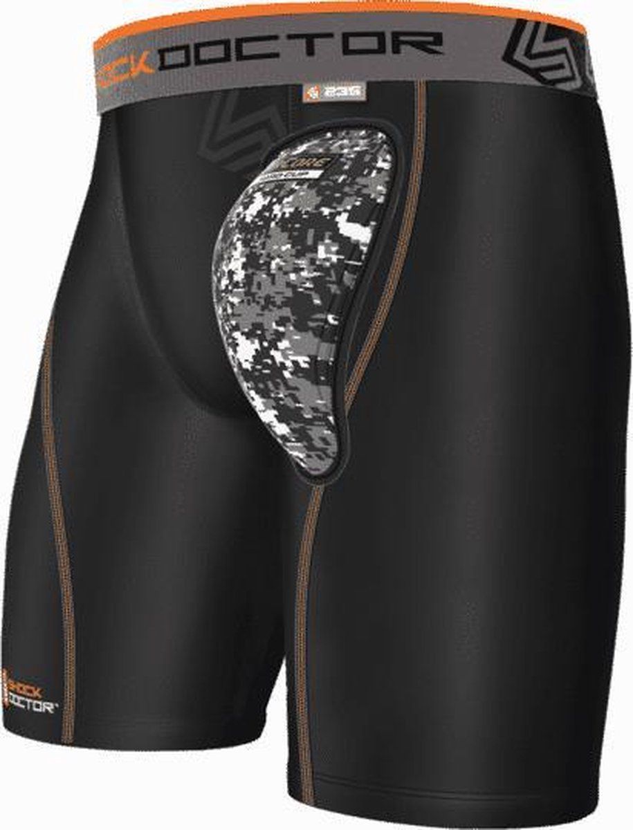 Shock Doctor Compression Short White XXL