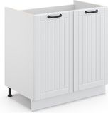 Vicco Fame-Line Wastafelkast – 80 cm zonder werkblad Wit Landhuis