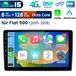 Junsun Fiat 9-inch Carplay Android 15 autoradio voor Fiat 500 (2015-2019) met GPS-navigatie, Wi-Fi, 4G-LTE, Bluetooth, DAB+, stuurwielbediening, USB, DSP, RDS, 8-kern processor, 6GB RAM en 128GB opslag