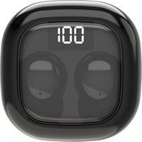 ELVANZA Draadloze Bluetooth-oortjes, dubbele ruisonderdrukking, sportoortjes, Bluetooth 5.3, 24 dB geluidsisolatie, 6 uur batterijduur, compatibel met Apple en Android, wit