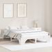 vidaXL Bedframe Wit Massief Grenenhout 140 x 200 cm