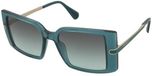 MAX&Co. Zonnebril MO0120 96B Groen Transparant Kunststof Ovaal