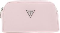 GUESS Utensil zak Double Zip Pink Zalmroze