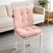 Fauteuil d'angle avec coussins extra épais - Rose
