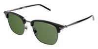 Montblanc MB0242S-006 55 Zonnebril voor heren, acetaat, sport, meerkleurig (meerkleurig), eenheidsmaat