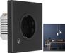 Merkloos 16A 3000W Multifonctionnel Moderne Design Prise Temporisée Prise UE 95-245V Pour Vie APP et Google Assistant - Noir - Compatible ZigBee