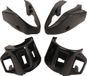 Edge Vespa Coverset voor stuurschakelaar Edge links + rechts - Primavera /Sprint - glanzend zwart