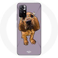 Maniacase Etui Redmi Note 11 5G bruin flaporen
