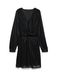 VERO MODA VMNANA L/S LX SHORT DRESS JRS BTQ FR - Dames - Mini jurken - XS - Zwart