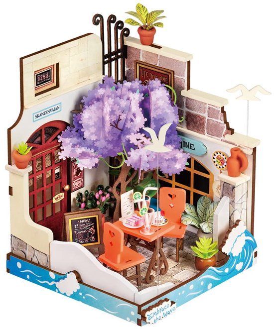 RobotimeRolife Seaside Restaurant DIY Miniatuurhuis
