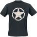 Gasoline Bandit Rockabilly T-shirt Army Star S tot 4XL voor Mannen zwart