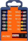 Rotec Bit- & bithouder-set OPTI-LINE, bits PH-PZ-SL-TX 13-dlg.