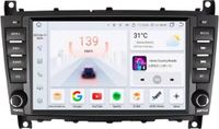 Mercedes-Benz Autoradio met Bluetooth et CarPlay pour C-klasse W203/W209 et CLK200