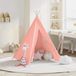 VidaXL VidaXL Kindertipitent met tas 120x120x150 cm peachskin roze