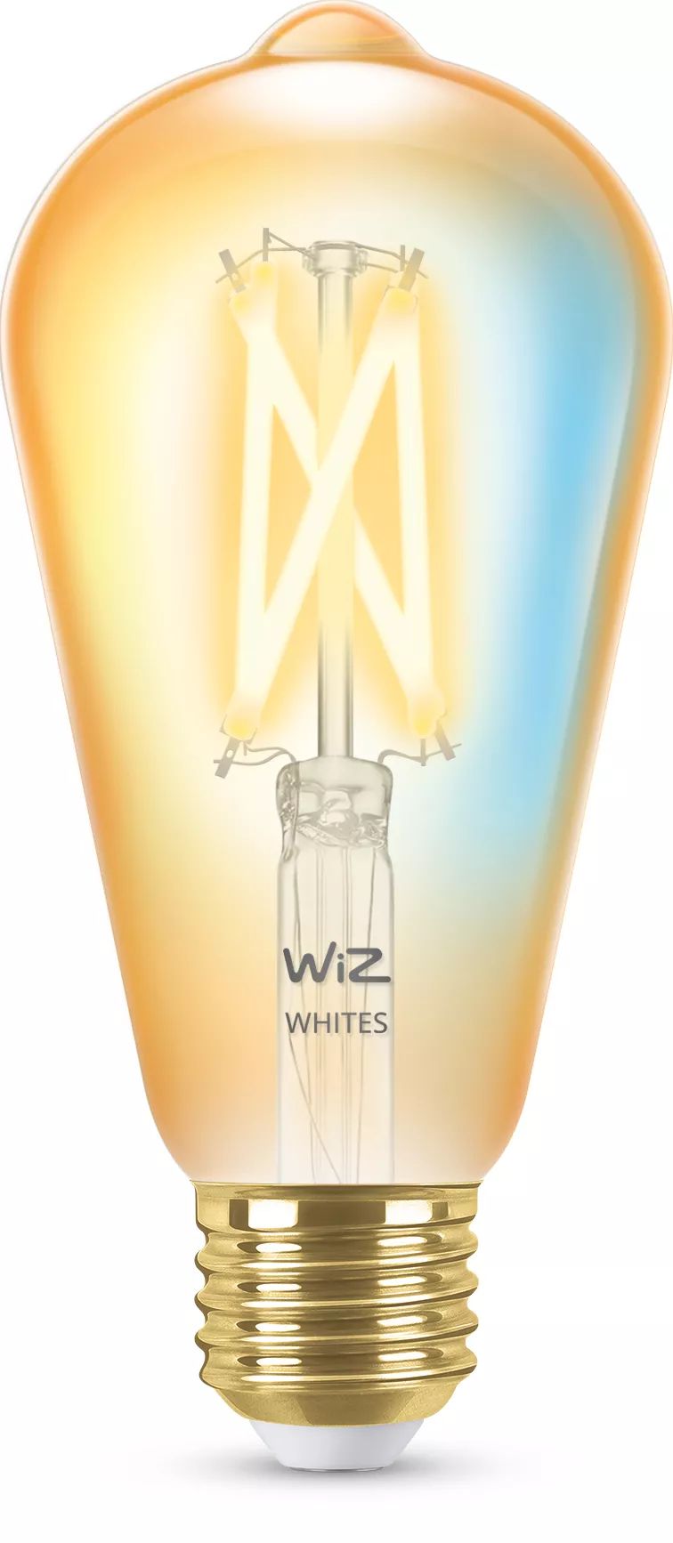 WiZ Smart Filament LED Lamp - E27 - ST64 - 6.7W (50W Equivalent) - Multi-Color - Dimmable