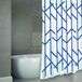 MSV Douchegordijn Polyester – Waterdicht en Schimmelwerend Douchegordijn met Antibacteriële Coating – 180x200 cm