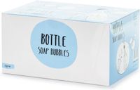 PartyDeco Bruiloft bellenblaas - kleine champagne flesjes - 48x stuks - huwelijk