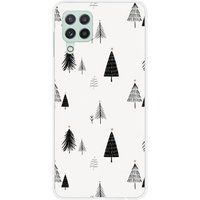 Samsung Galaxy A22 4G Beschermende Siliconen Case - Elegante Dennenboom
