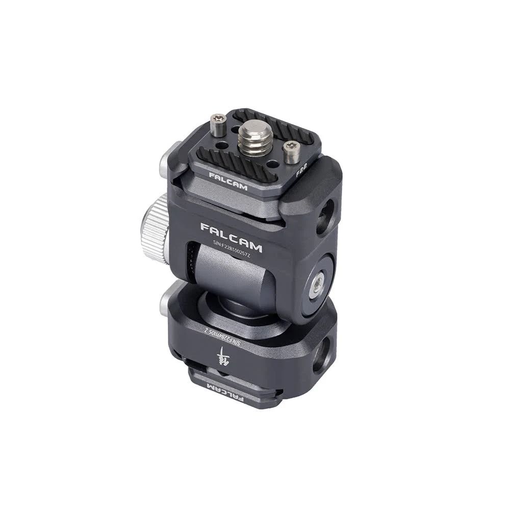 FALCAM F22 Dual Quick Release Tilt Head Kit with 1/4 inch Plates