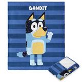 Northwest Bluey Silk Touch Gooi Deken, 50" x 60", Roll Call Bandit