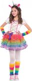 Amscan Eenhoornkostuum Meisjes Regenboog Maat 134