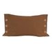 Soleil d'ocre Decorative Cushion Linen Cotton 32 x 50 cm Lino Camel
