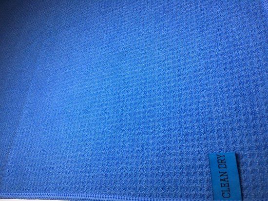 Merkloos / Sans marque Ramendoek Microvezel Droogdoek - 2 x Blauw - Clean Dry