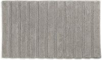 Kela Badmat Megan, 100 cm x 60 cm, Katoen, Zilvergrijs