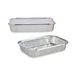 Set Kinvara Set van 2 diepe schalen van aluminium met deksel