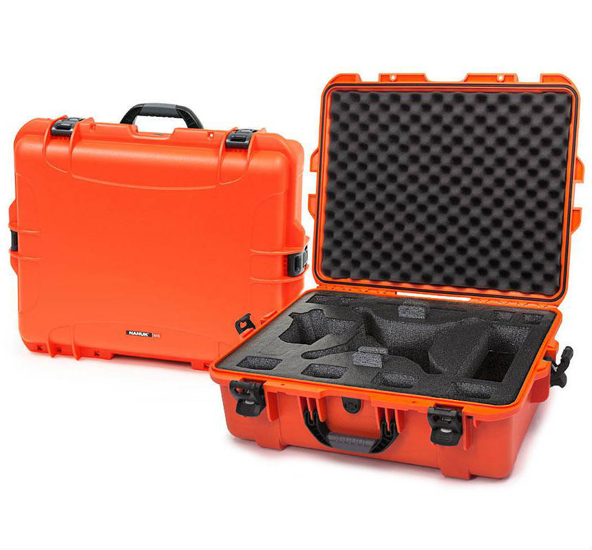 Nanuk 945 Case Orange with Foam Insert for DJI Phantom 4