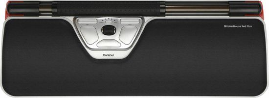 Contour Design RollerMouse Red Plus Wireless - Ergonomic Mouse - Black/Silver