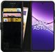 Rosso Element Wallet Book Case voor Oppo A5 Pro - Zwart