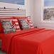 PETTI Artigiani Italiani - Beddengoedset voor Frans bed, bedlaken voor schoenen 1, beddengoed voor tweepersoonsbed, opdruk alleen op kussenslopen, gemaakt in Italië.