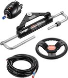 VEVOR 150 Pk Hydraulische Buitenboordstuurset Stuursysteem voor Marineboten