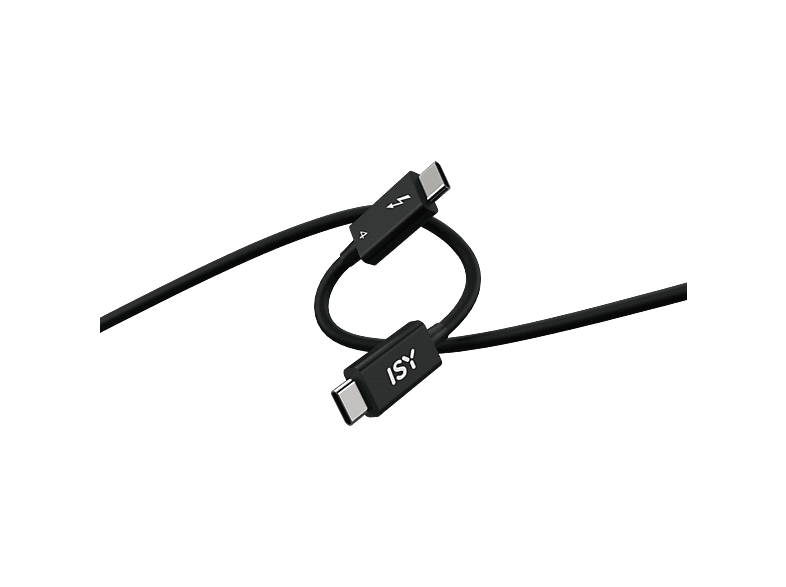ISY Iuc-1030 Usb-c - Thunderbolt 4 Kabel 08 M Zwart