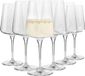 Verres à vin élégants pour vin blanc et vin mousseux, set de 6