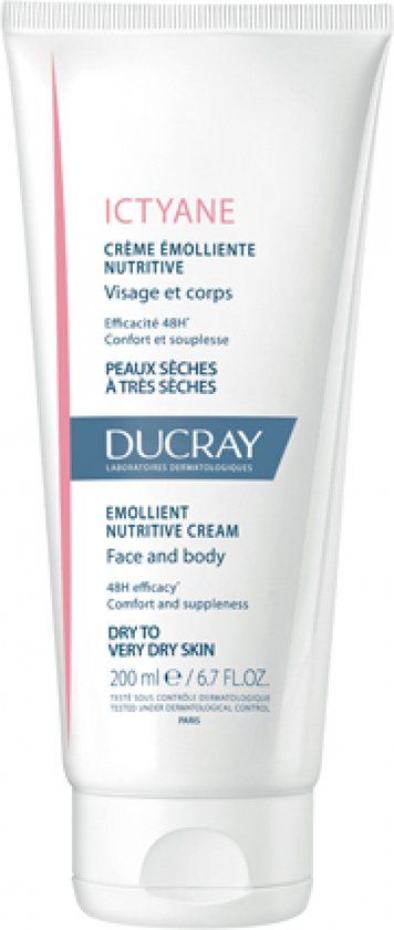 Ducray Ictyane Crème Emoliente Nutritiva - 200ml