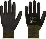 Portwest NPR15 Schuim Nitril Bamboe Eco Handschoen (Pk12) - Zwart - M