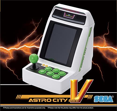 Sega Astro City Mini V (Mini plug n play arcade) - Mini Console with 22 build-in games