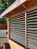 Wovar Flex Fence Draaibare Lamellen voor in de tuin RVS 165 cm | 2 stuks