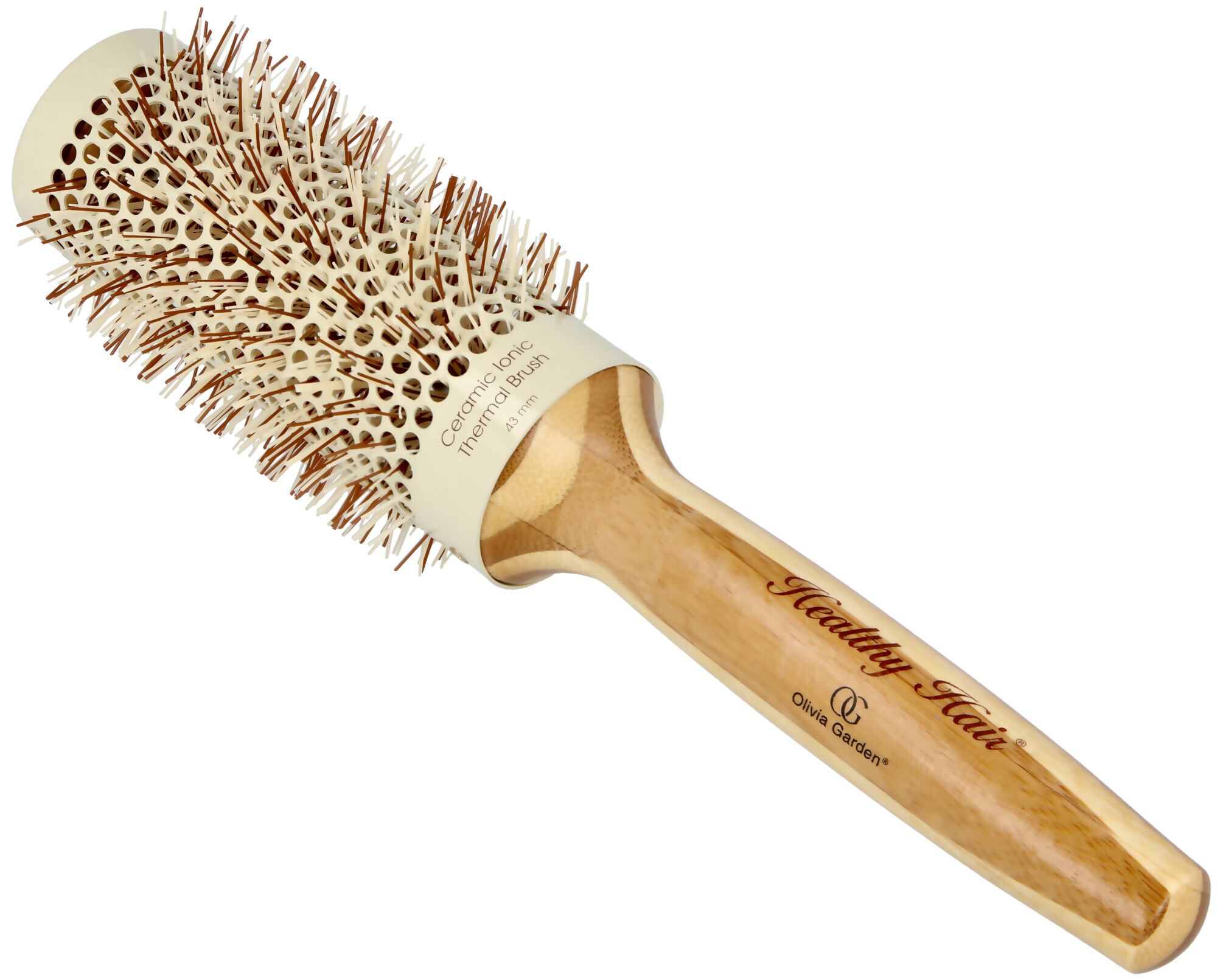 Olivia Garden Healthy Hair Borstel Bamboo Collection Thermal Brush Ø43mm