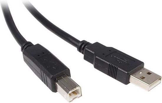StarTech.com USB2HAB5M USB 2.0 A naar B Kabel M/M Zwart 5m