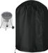 Icecat Housse de barbecue imperméable, tissu Oxford 420D, noir, Φ70x96 cm