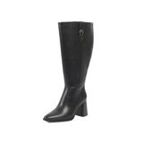 Gabylou Aneta Dameslaarzen, brede kuiten, 3XL, hak 9 cm