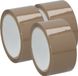 Kinzo Verpakkingstape - 3x - bruin - 48mm x 50m