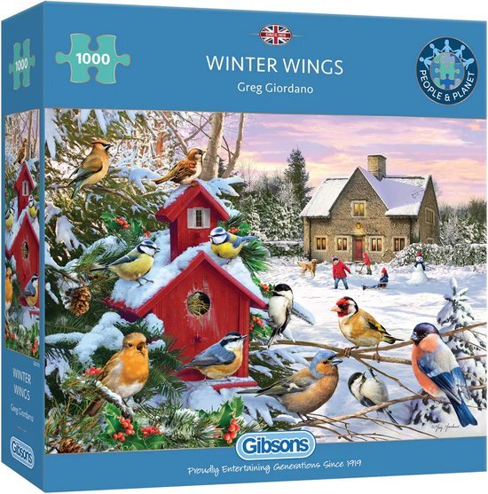 Gibsons Winter Wings Puzzel (1000 stukjes)