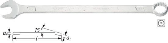 HAZET 600LG-10 Ring-steeksleutel | 10 mm