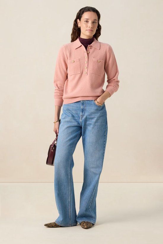 Sissy-Boy Roze polo trui