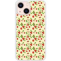 Apple Siliconen hoesje compatibel met iPhone 13 Mini Strawberries