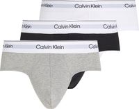 Calvin Klein 3-Pack Modern Cotton Stretch Hip Briefs Heren M